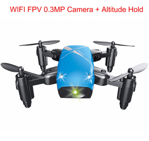 Micro Foldable RC Drone 3D Bearing Steering Wheel Remote Control Quadcopter Toys With Camera WiFi APP Control Helicopter Dron Kids Gift