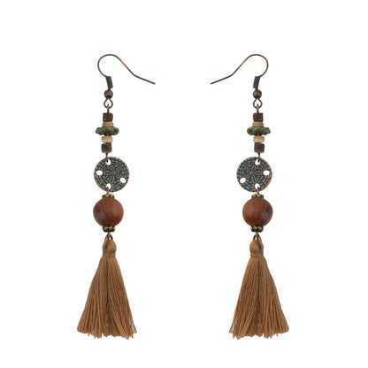 Bohemian Fashion Retro Geometric Alloy Earrings