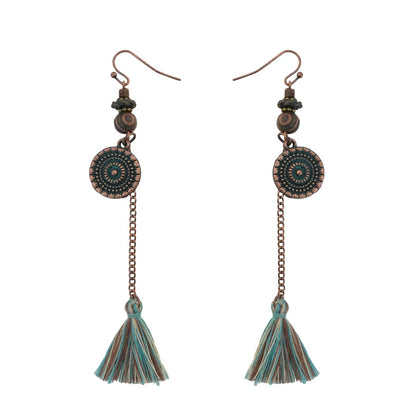 Bohemian Fashion Retro Geometric Alloy Earrings