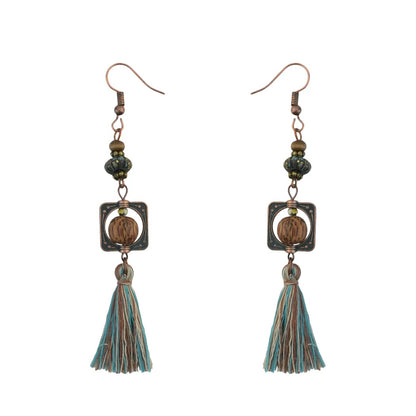 Bohemian Fashion Retro Geometric Alloy Earrings